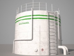 bio ethanol tank 3D मॉडल