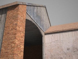freight train station 3D Model