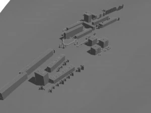 immeubles  lle lacroix 3D Model