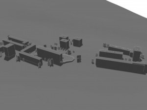 immeubles  lle lacroix 3D-Modell