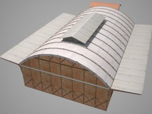 industrial railway buildings 3D Model