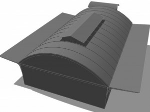 industrial railway buildings 3D Model
