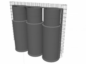 industrial water towers 3D Model