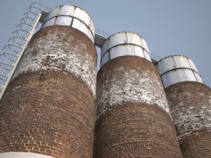 industrial water towers 3D Модель