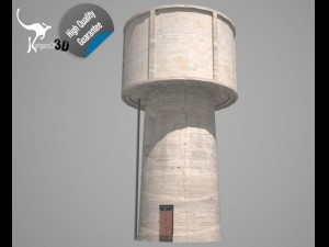 water tower Model 3D