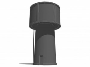 water tower 3D Модель