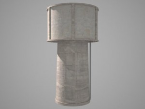 water tower 3D Модель