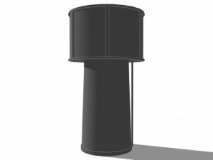 water tower 3D Модель