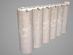 grain silos  01 3D Model