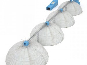 grain silos 3D Model