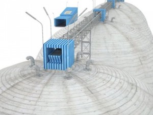 grain silos 3D मॉडल