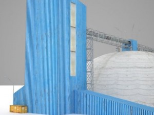 grain silos 3D मॉडल