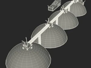 зернохранилища 3D Модель