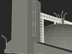 grain silos 3D मॉडल