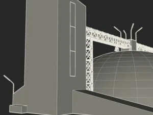 зернохранилища 3D Модель