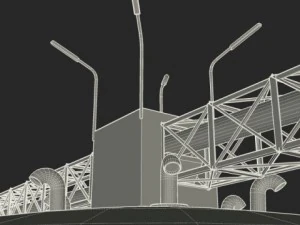 зернохранилища 3D Модель
