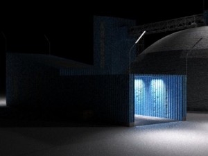 grain silos 3D मॉडल