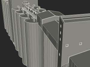 grain silos 03 3D Model