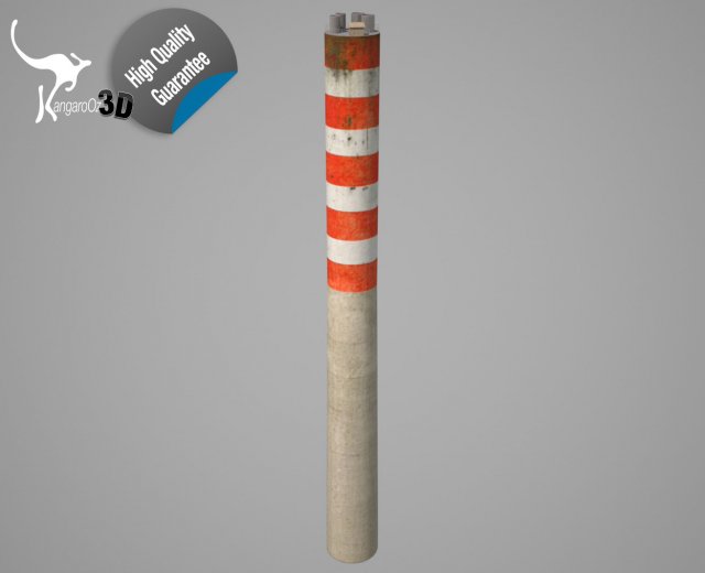 industrial chimney  01 3D Model .c4d .max .obj .3ds .fbx .stl .blend 