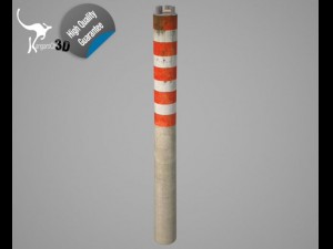 industrial chimney  01 3D Model
