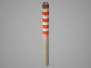 industrial chimney  01 3D Model