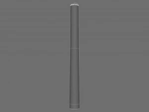 industrial chimney  01 3D Model