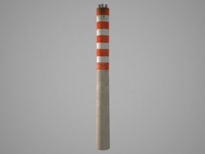 industrial chimney  01 3D Model