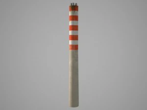 industrial chimney  01 3D Model