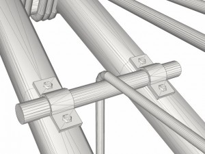 old wooden crane Modelo 3D