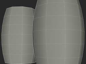 wooden barrels low poly 3D Model