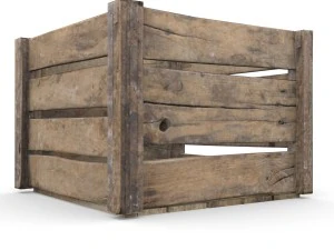 wooden crate 3D Model