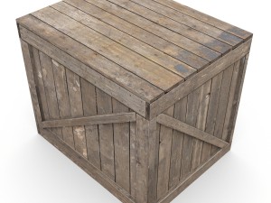 wooden box 3D Model