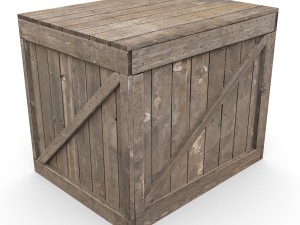 wooden box 3D Model