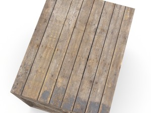 wooden box 3D Model