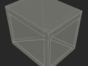 wooden box 3D Model