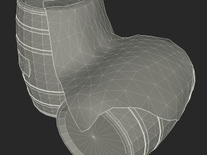 rum wood barrels - east indian trading style 3D Модель