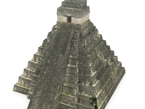 tikal temple 1 3D Model