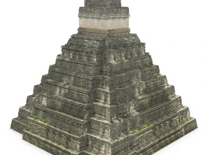 Tikal-Tempel 1 3D Modell