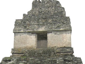 tikal temple 1 Modelo 3D