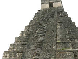 tikal temple 1 Modelo 3D