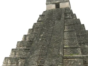 Tikal-Tempel 1 3D Modell