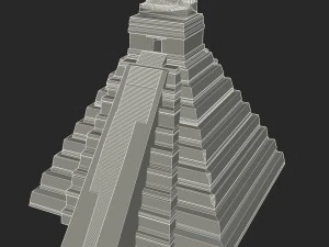Tikal-Tempel 1 3D Modell