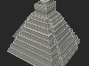 Tikal-Tempel 1 3D Modell