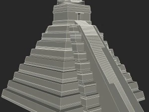 Tikal-Tempel 1 3D Modell