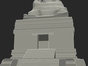 Tikal-Tempel 1 3D Modell