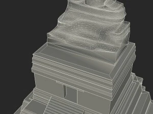 Tikal-Tempel 1 3D Modell