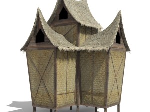minangkabau hut 3D Model