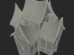 minangkabau hut 3D Model