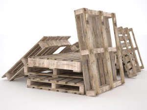 european pallets collection 3D Model