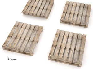 european pallets collection 3D Model